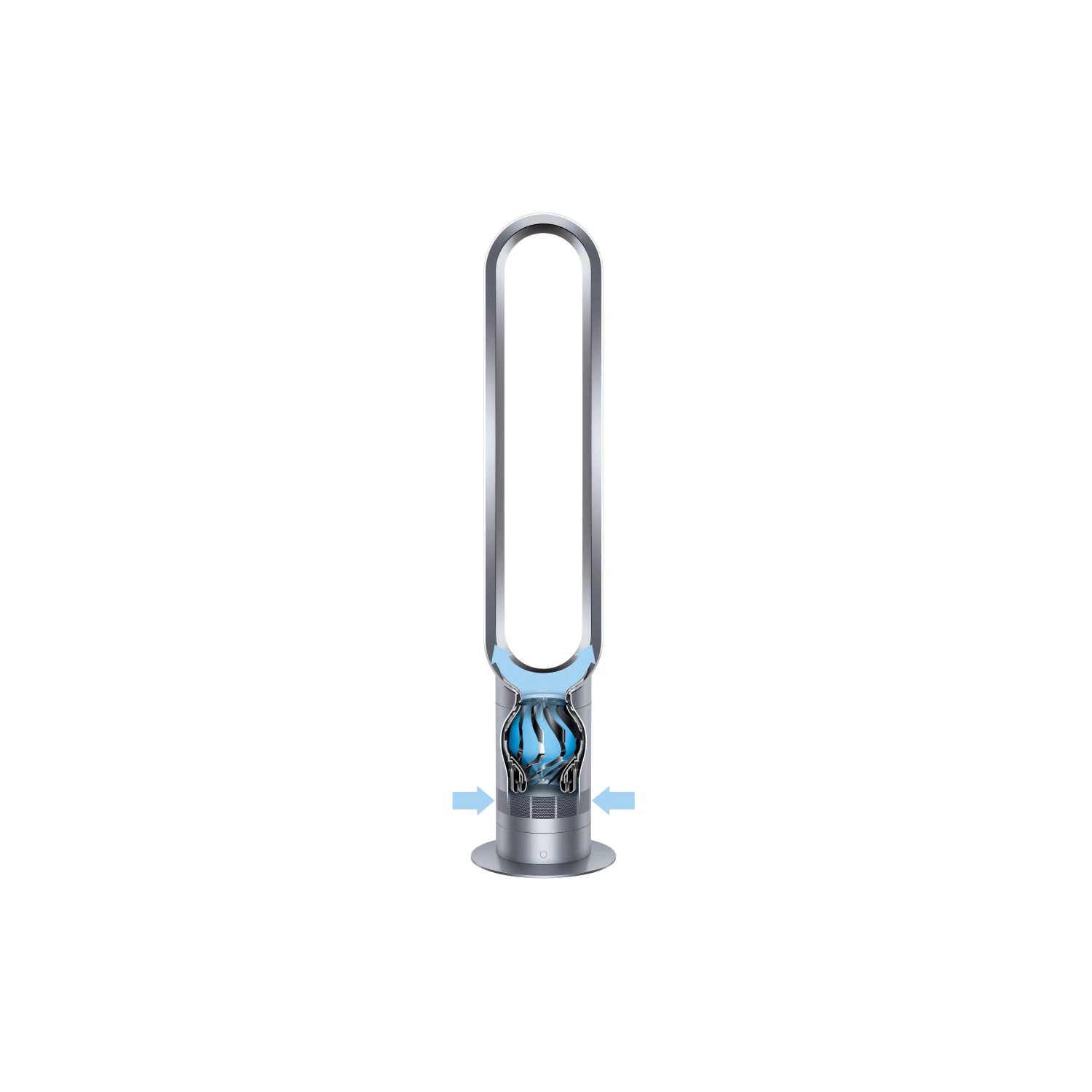 Ventilateur DYSON AM07 White/Satin Silver – Image 2