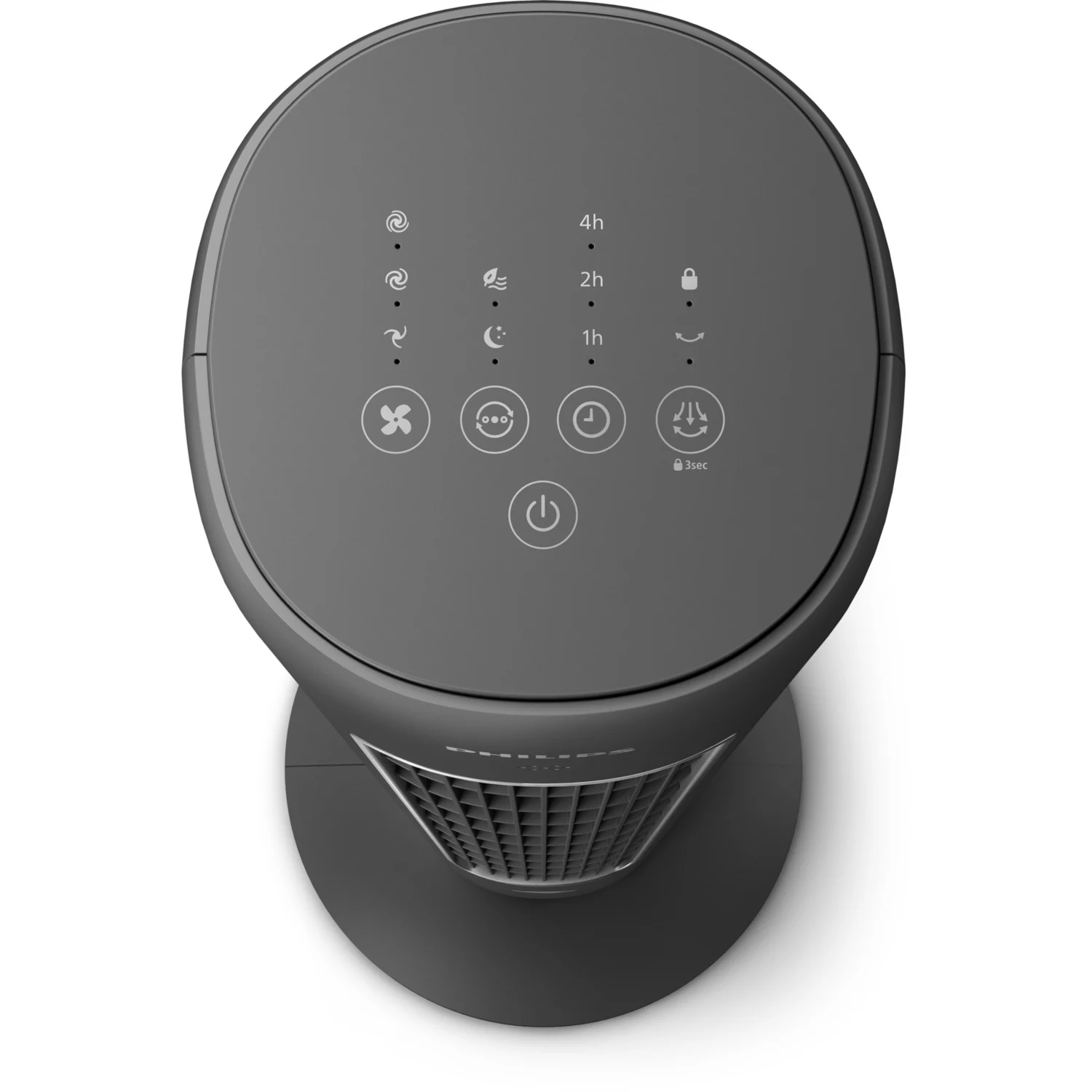 Ventilateur PHILIPS CX5535/11 Série 5000, silencieux 28 db, Noir – Image 4