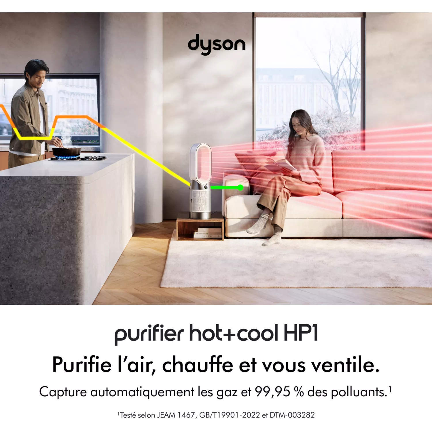 Purificateur d'air, ventilateur, chauffage DYSON Hot+Cool HP1 – Image 2