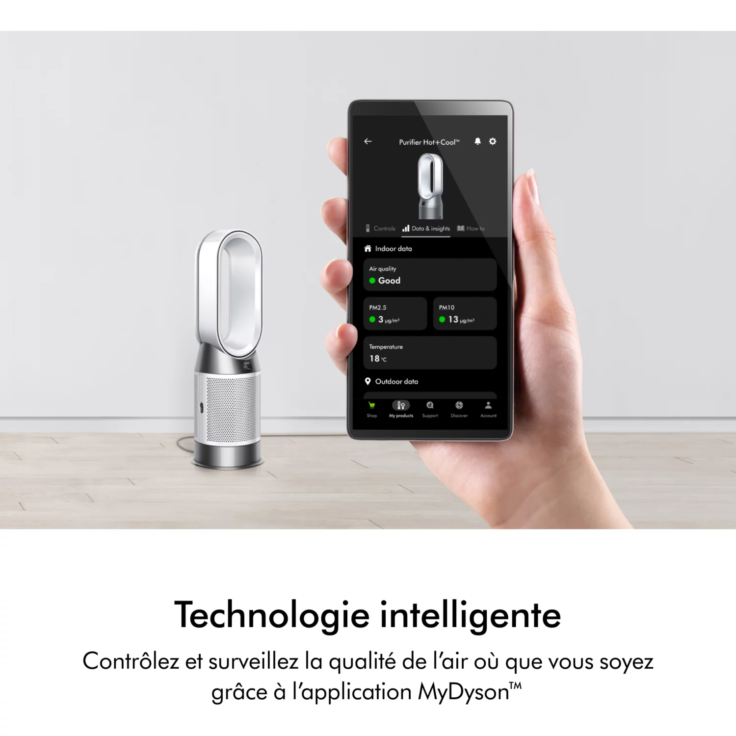 Purificateur d'air, ventilateur, chauffage DYSON Hot+Cool HP1 – Image 4