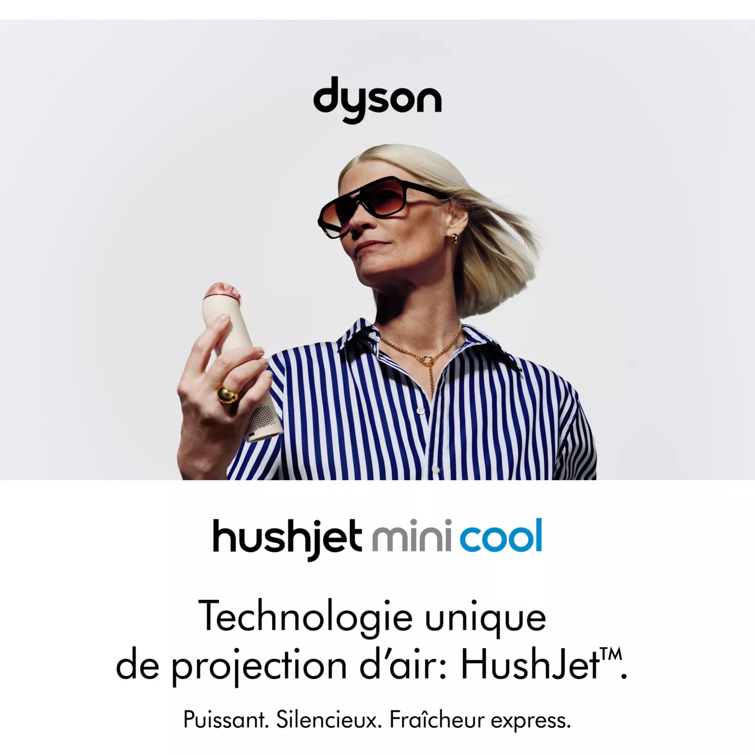 Ventilateur DYSON HushJet Mini Cool Rose Poudré – Image 2