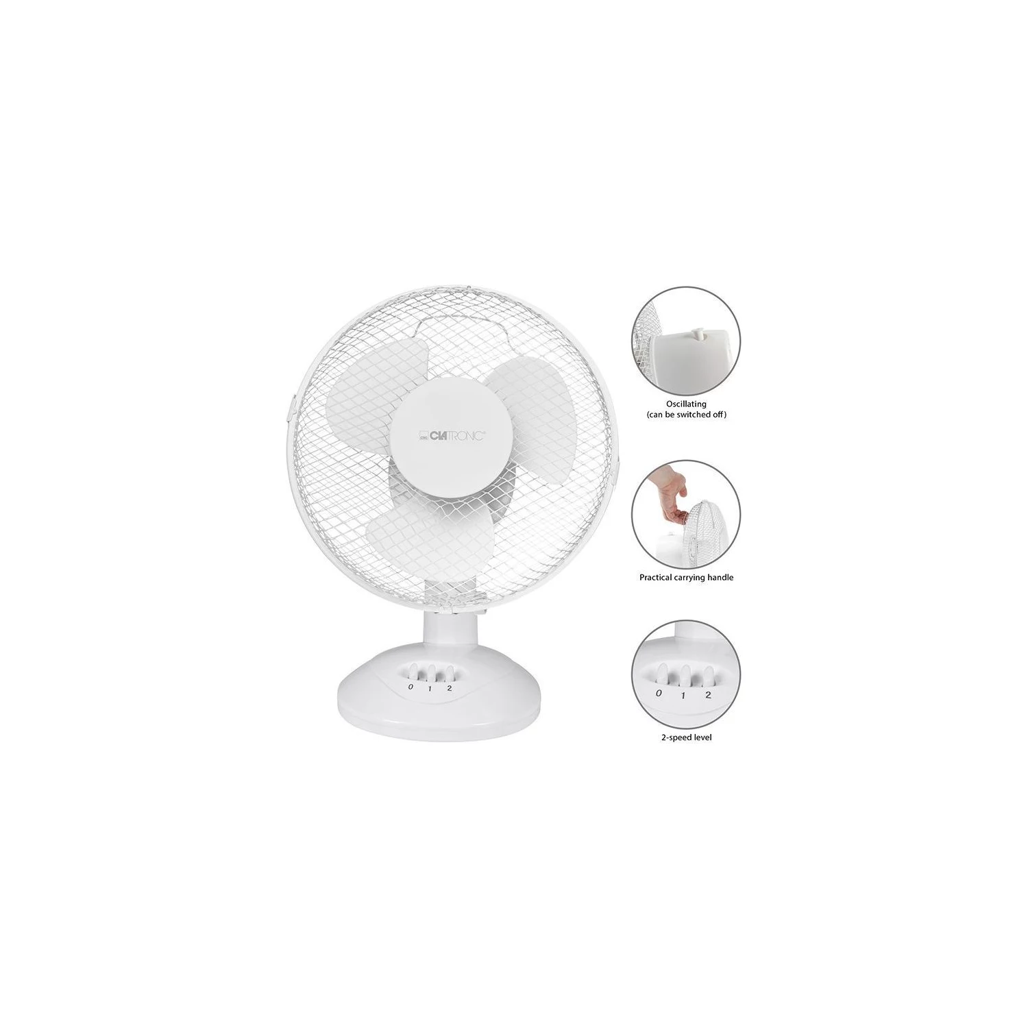 Ventilateur CLATRONIC VL3601-blanc – Image 4