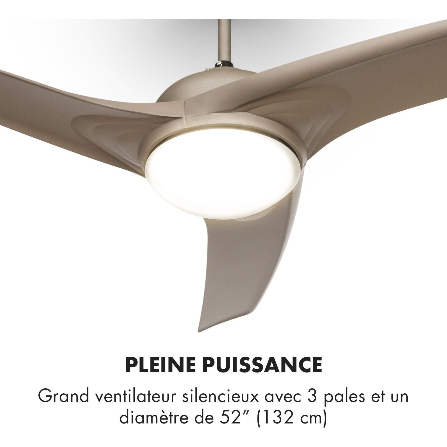 Ventilateur KLARSTEIN Figo - 2 en 1 - 55W - Gris – Image 3