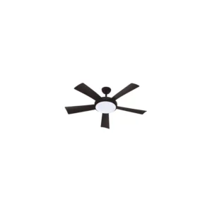 Ventilateur plafonnier WALLIS Noir Ventilateur de plafond Ø132