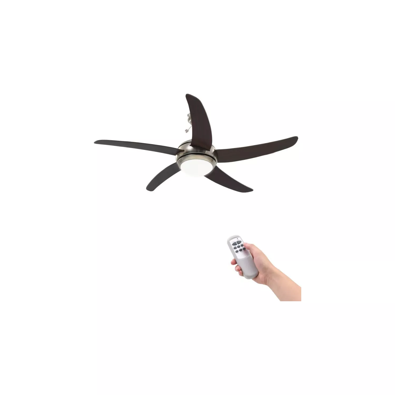 Ventilateur de plafond orné avec lampe 1 – Image 2