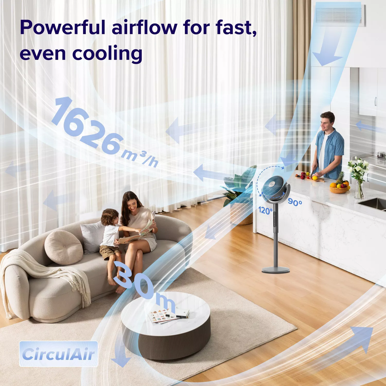 Ventilateur sur pied Levoit Air Circulat – Image 8