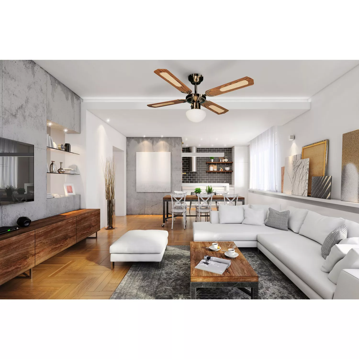 Ventilateur plafonnier FARELEK 112422 – Image 3