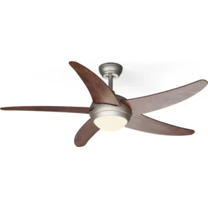 Ventilateur plafonnier KLARSTEIN Bolero 2en1 132 cm 55 W App 47 dB Bois