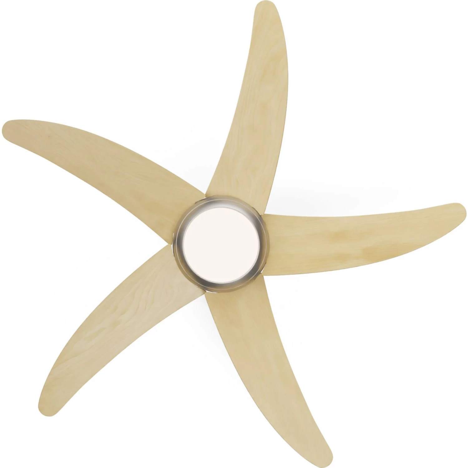 Ventilateur plafonnier Bolero 2en1 132cm 55W avec LED App Bois – Image 6